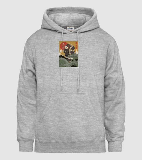Dragon Sushi model gri pe tricou