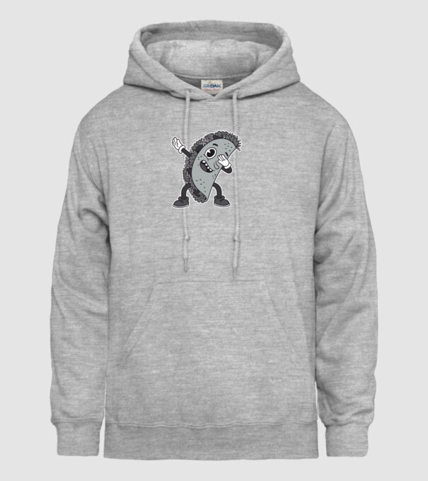 Taco DAB model gri pe tricou