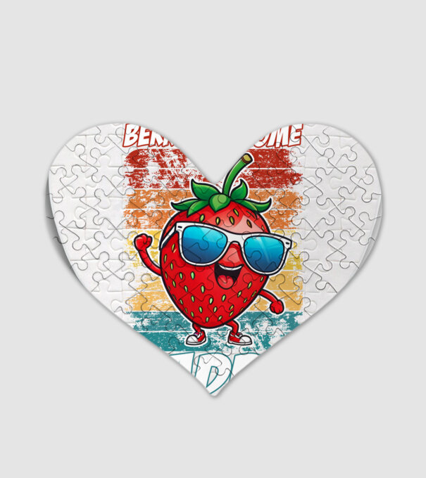 Berry Awesome Daddy Strawberry model alb pe tricou