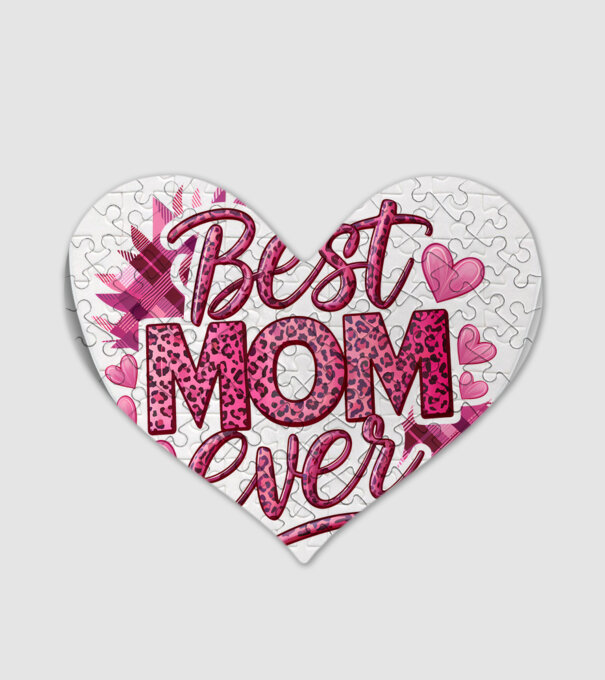 Best Mom Ever model alb pe tricou