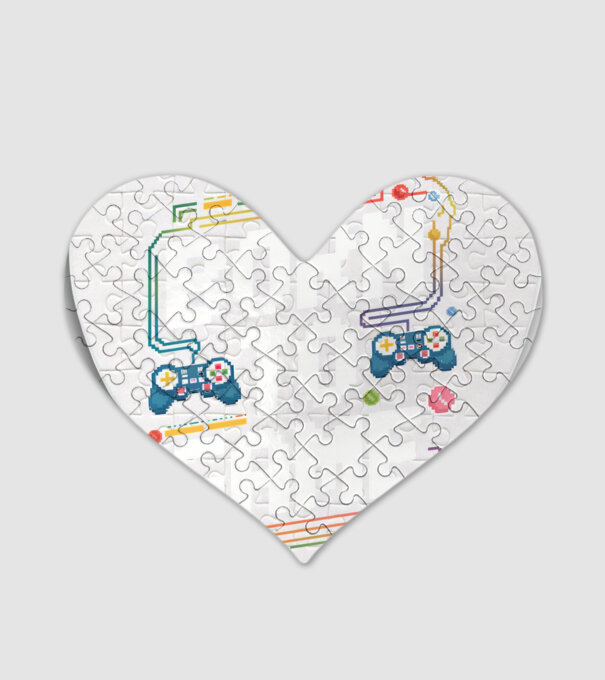 Born to Game Pixel Negru model alb pe tricou