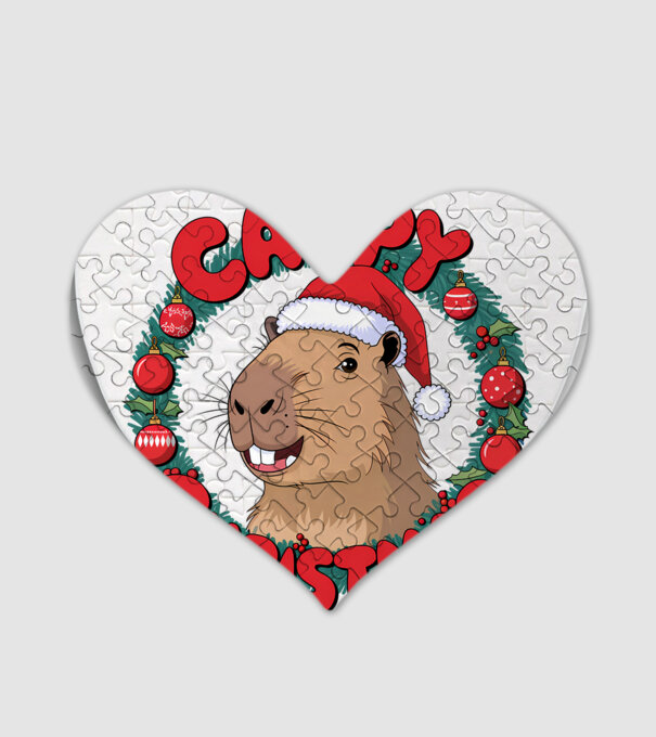 Cappy Christmas 1 model alb pe tricou