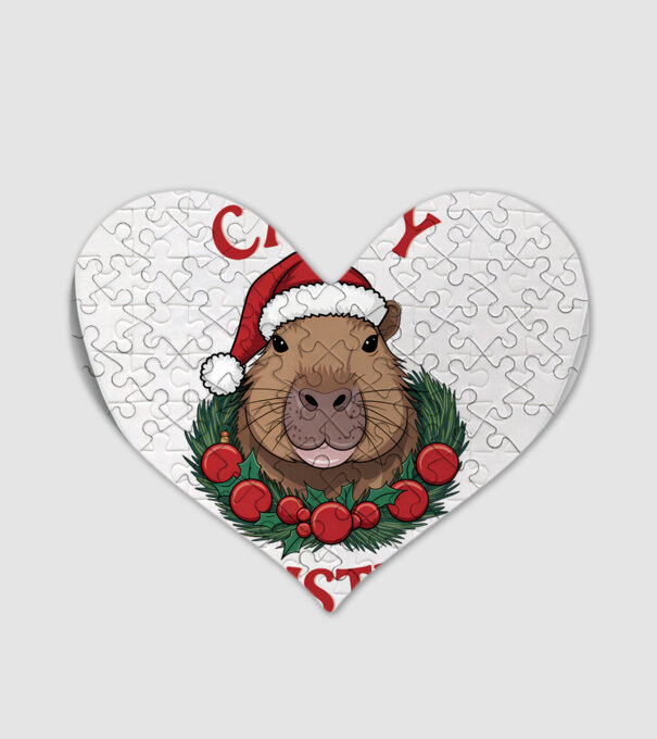 Cappy Christmas 2 model alb pe tricou