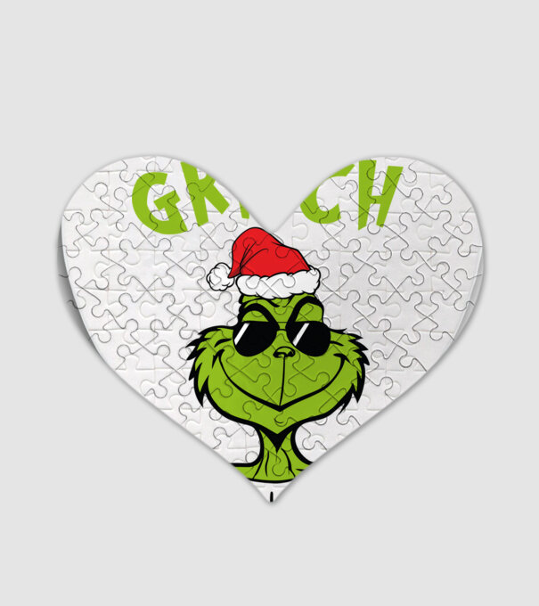 Grinch - Don't kill my vibe model alb pe tricou