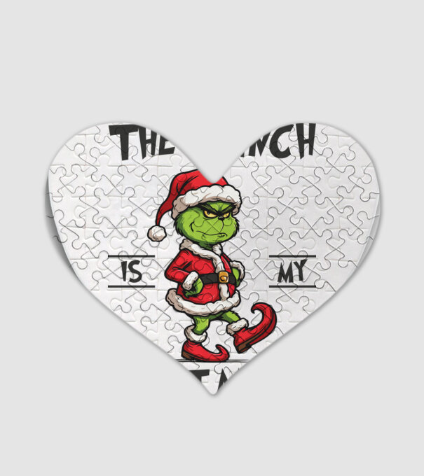 Grinch is my spirit animal model alb pe tricou