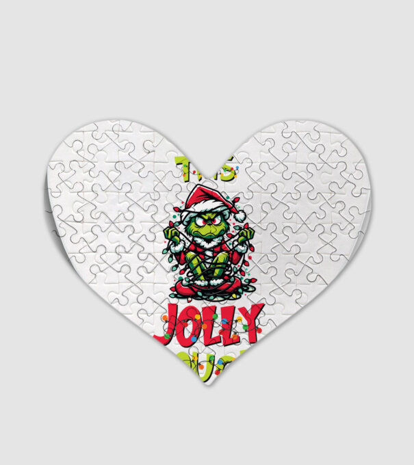 Is this jolly enough Grinch model alb pe tricou