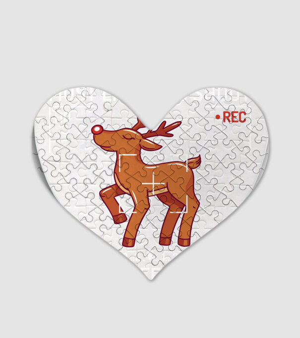 Most likely to shoot the reindeer tonight model alb pe tricou