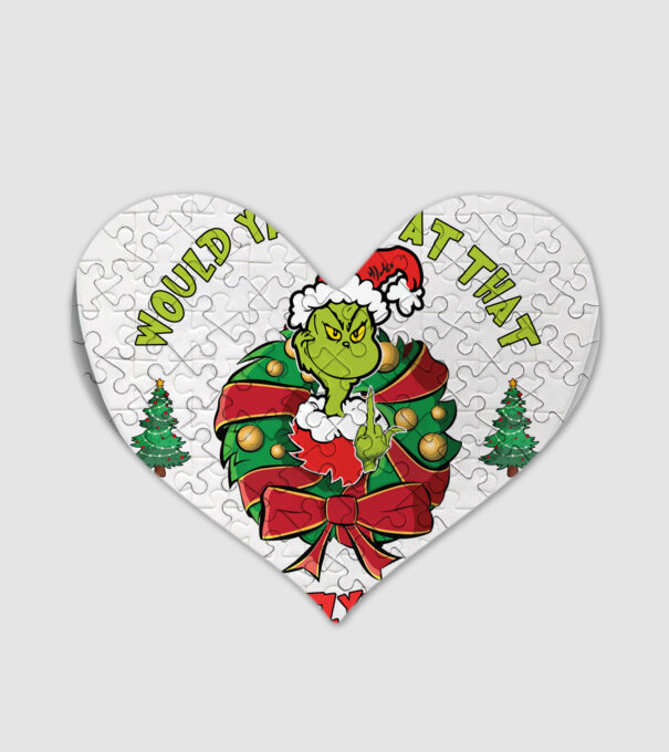 Would ya look at that - Grinch model alb pe tricou