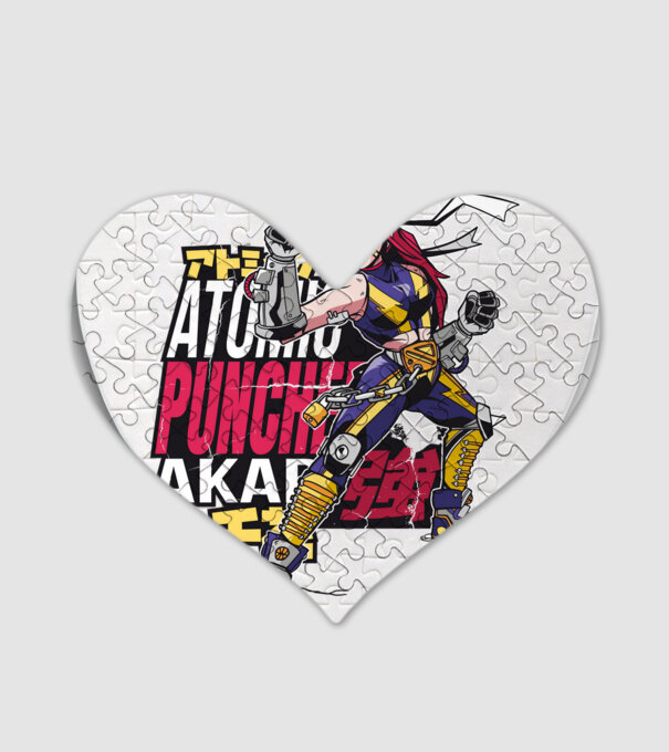 Anime fată Războinic model alb pe tricou