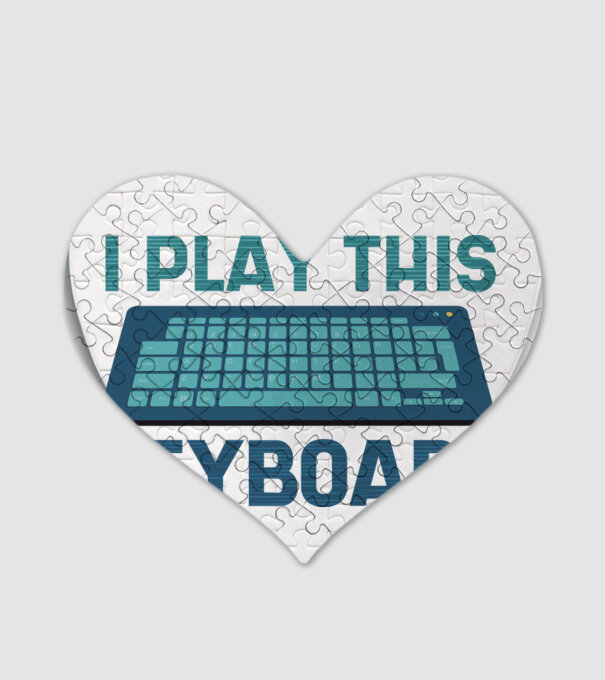 Tastatura Gamer model alb pe tricou