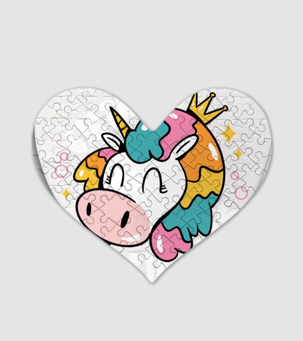 Birthday Princess Unicorn model alb pe tricou