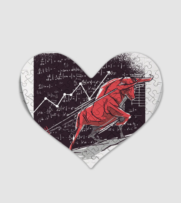 Taur Bitcoin model alb pe tricou