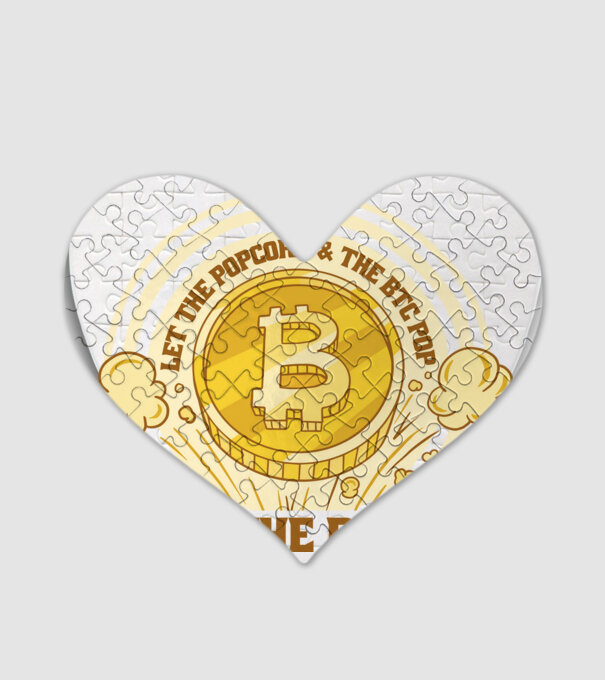 Bitcoin to the Rave model alb pe tricou
