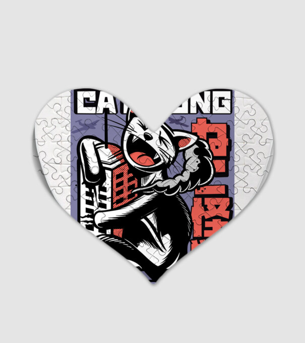 Cat Kong model alb pe tricou
