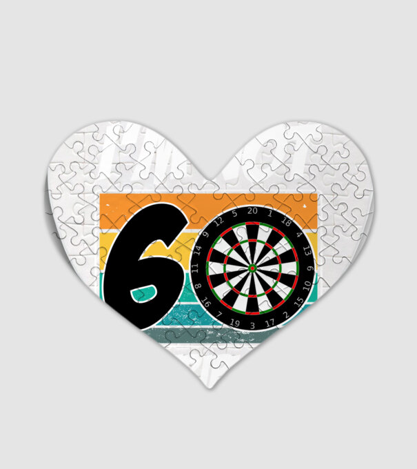 'I''m not 60 I''m triple 20 darts birthday' model alb pe tricou