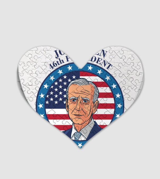 Joe Biden cel de-al 46-lea președinte al SUA model alb pe tricou