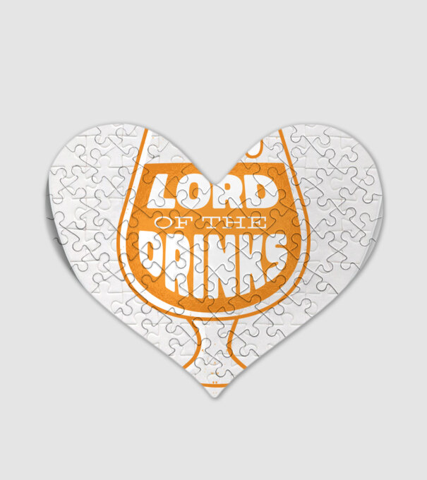 Lord of the Drinks Bere model alb pe tricou