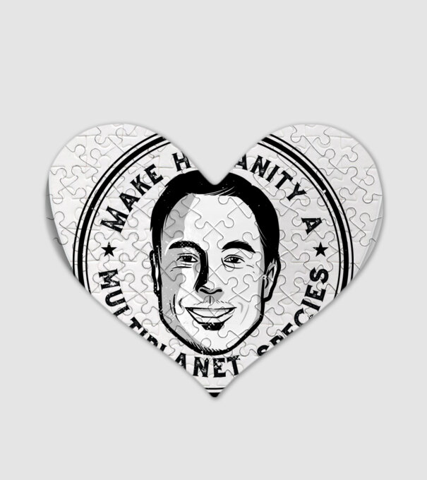 Make humanity a Multiplanet species Elon Musk model alb pe tricou