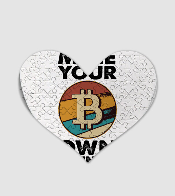 Mine your own business Bitcoin model alb pe tricou