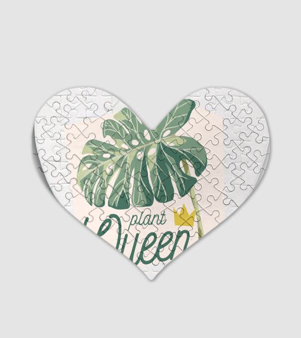 Plant Queen model alb pe tricou