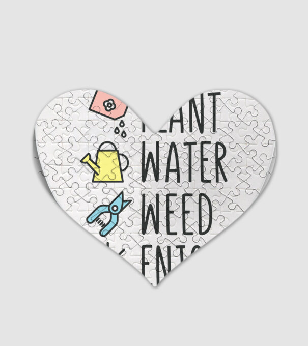 Plant Water Weed Enjoy model alb pe tricou