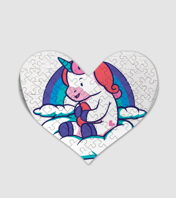 Unicorn Baby model alb pe tricou