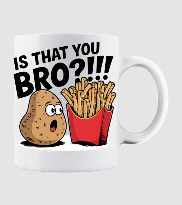 Is that you BRO?!! Alb model alb pe tricou