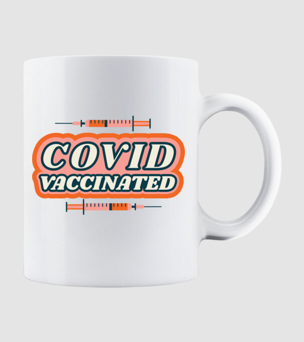Vaccin Covid model alb pe tricou