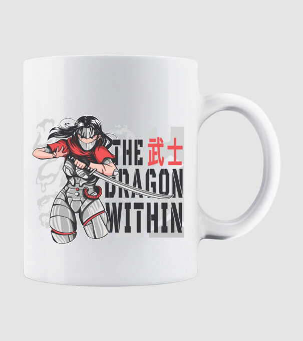 Cyborg Ninja fată Anime model alb pe tricou