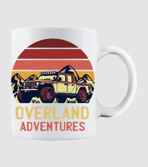 Jeep Retro model alb pe tricou