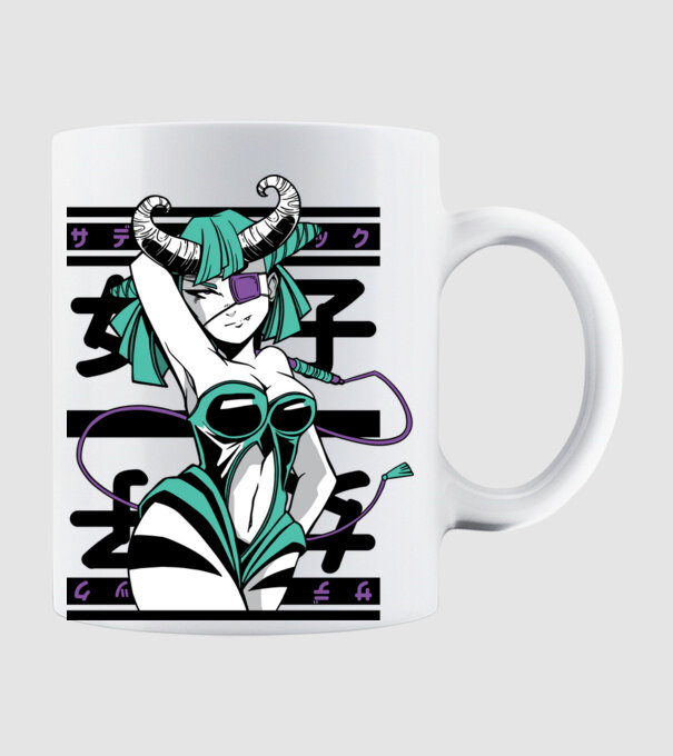 Fată sexy Anime model alb pe tricou