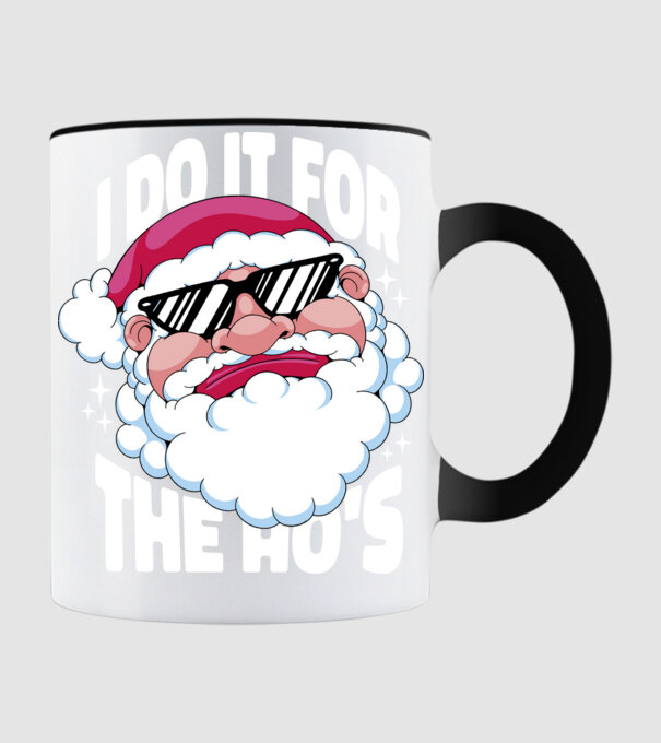 'I do it for the Ho''s' model negru pe tricou