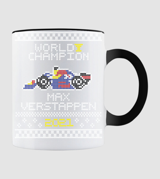 Max Verstappen campion mondial Formula 1 model negru pe tricou