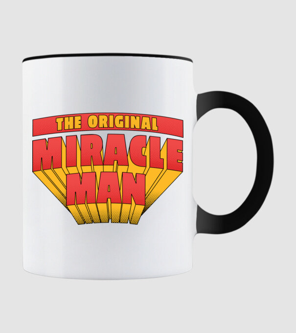 The Original Miracle Man model negru pe tricou