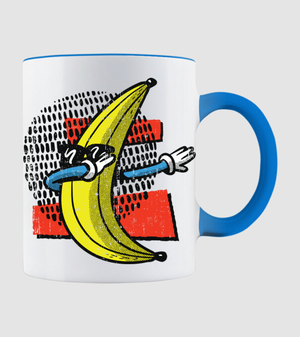 Banană DAB model albastru deschis pe tricou