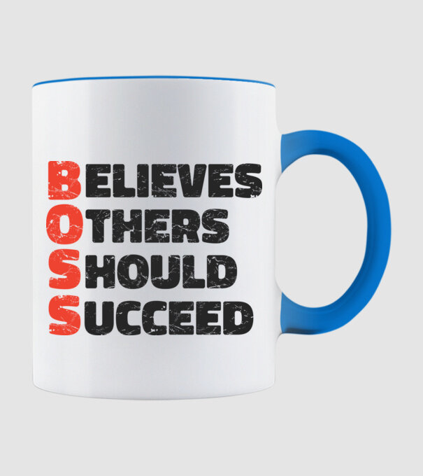 BOSS Șef model albastru deschis pe tricou