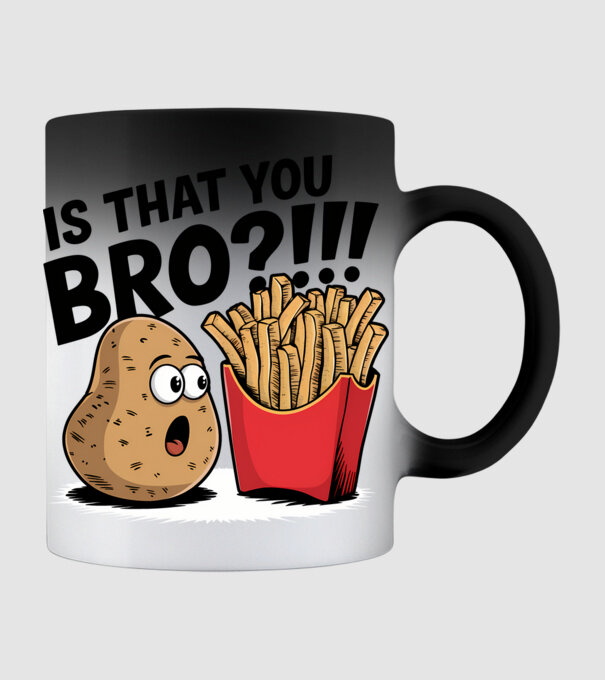 Is that you BRO?!! Alb model negru pe tricou