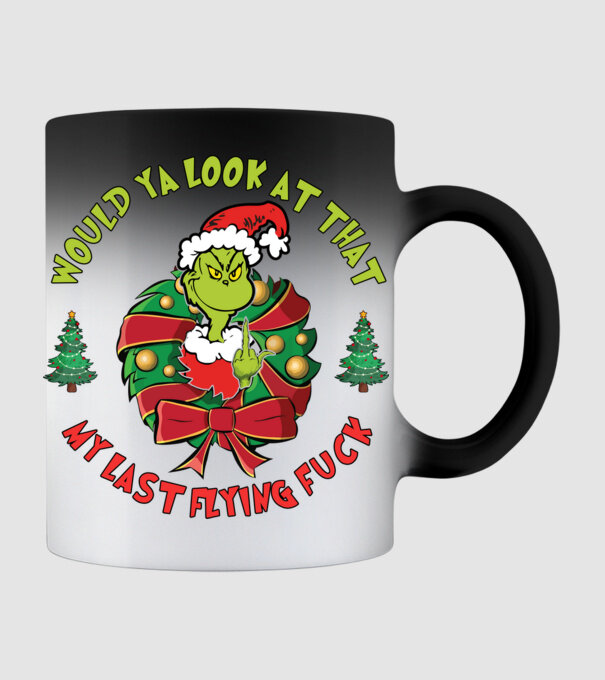 Would ya look at that - Grinch model negru pe tricou