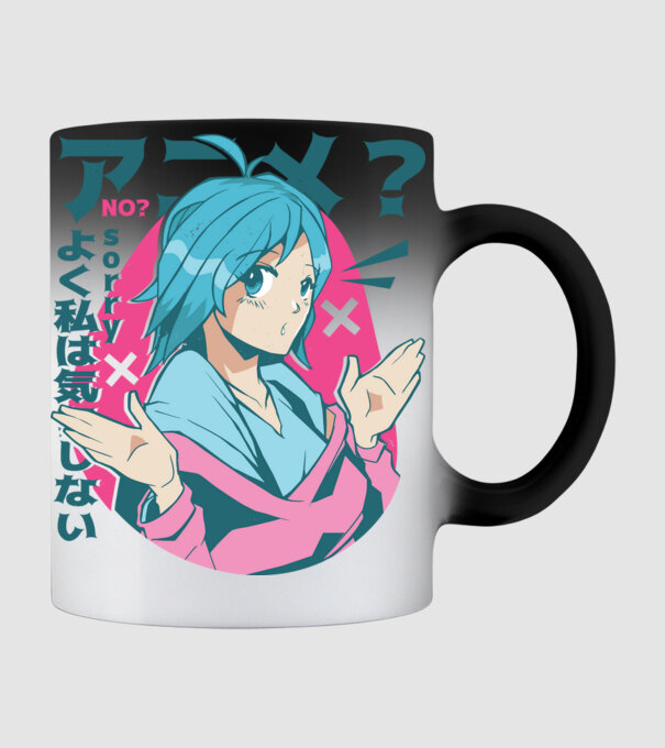 Tricou Anime model negru pe tricou