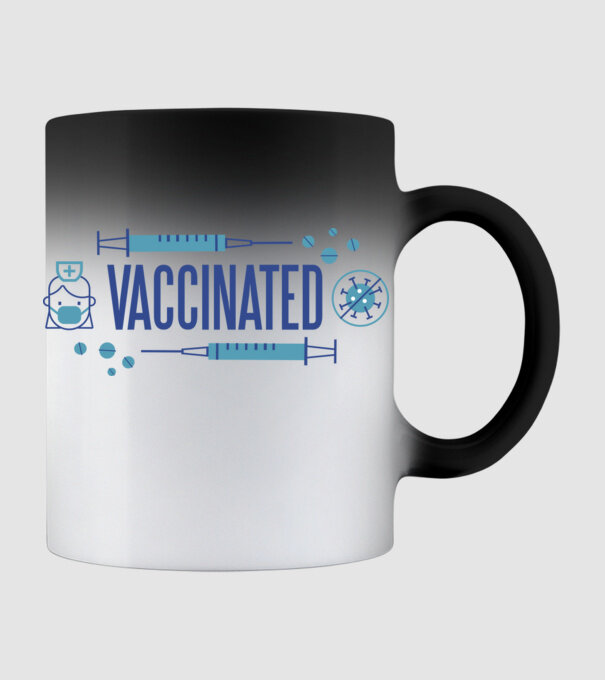 Sunt vaccinat model negru pe tricou