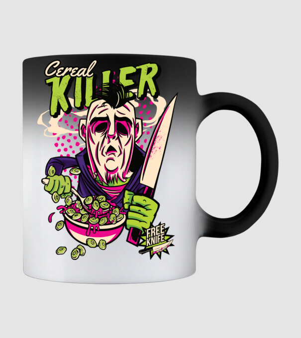 Cereale Killer Fulgi de cereale model negru pe tricou