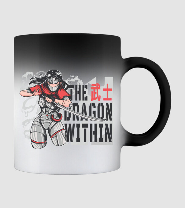 Cyborg Ninja fată Anime model negru pe tricou