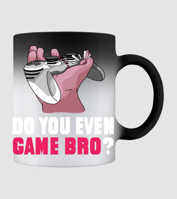 Do You Even Game Bro? model negru pe tricou