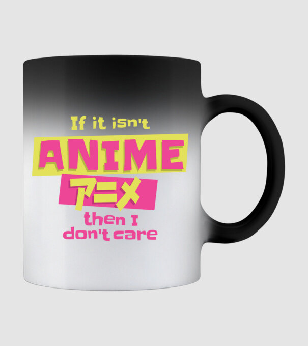 Dacă nu va fi Anime, atunci nici nu-mi pasă model negru pe tricou