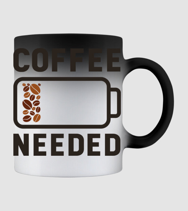 Am nevoie de cafea model negru pe tricou
