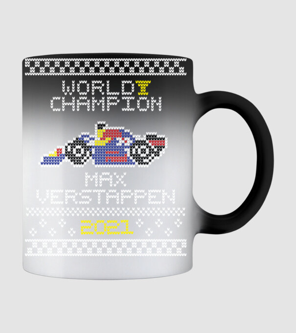 Max Verstappen campion mondial Formula 1 model negru pe tricou