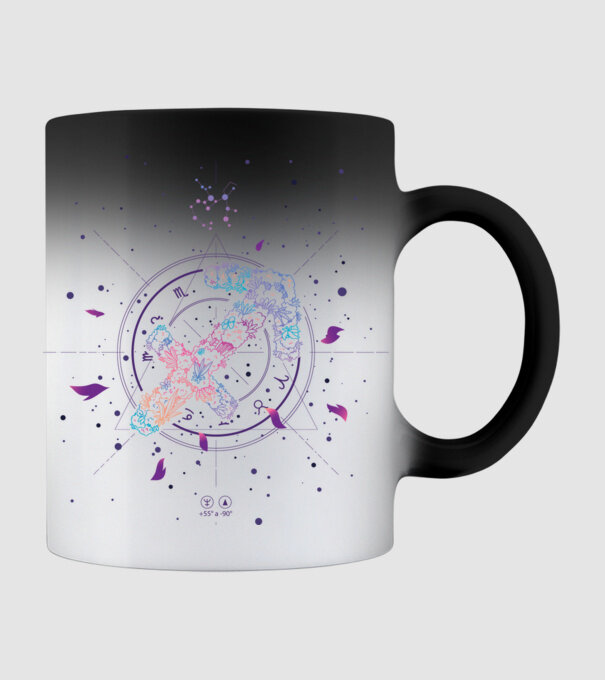 Saggitarius Zodiac model negru pe tricou