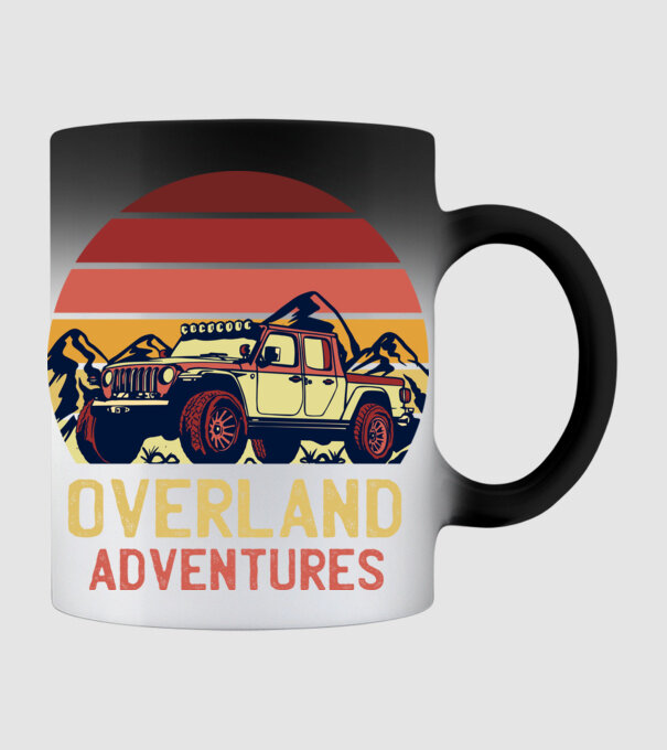 Jeep Retro model negru pe tricou