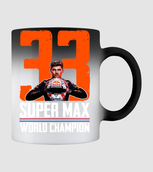 Super Max Formula 1 World Champion model negru pe tricou