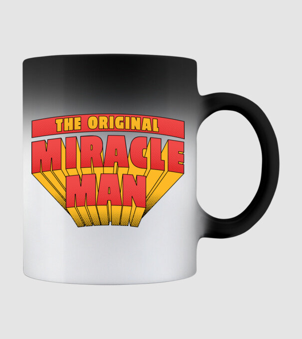The Original Miracle Man model negru pe tricou
